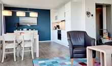 Apartment 40 "Backbord",, Blickrichtung  Binnenhafen Nord-West/Offenes Meer/Innenstadt