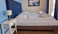 Apartment 40 "Backbord",, Blickrichtung  Binnenhafen Nord-West/Offenes Meer/Innenstadt