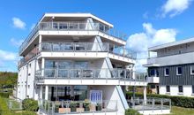 Apartmenthaus Hafenspitze  Ap. 1 - "Nordlicht" -  Blickrichtung Binnen- und Yachthafen/offenes Meer