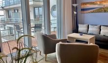 Apartment 22 "Lachende Möwe" mit Sauna, Blickrichtung offene See