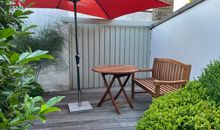 Ferienwohnung Fehmarnsund mit Gartenterrasse