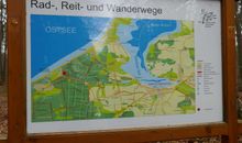 Wanderkarte, Parkplatz Oststrand