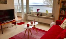 Das Wohnzimmer mit Ostseeblick