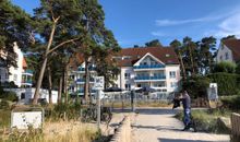 Mittelhaus A Ferienwohnung 10 befindet sich im 1 Obergeschoss mit Meerblick