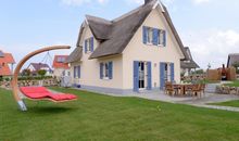 Arielle-Ansicht auf den Garten und die Terrasse