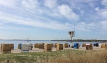 Badestrand in unmittelbarer Nähe