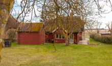 Grundstücksfläche vom Ferienhaus Das Reet