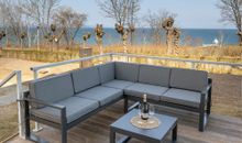 Sitzlandschaft mit Blick auf die Ostsee