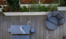 Vogelperspektive: Terrasse