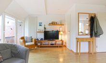 Strandblick - Blick vom Sofa auf den TV