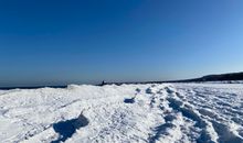 Usedom im Winter unter Eis und Schnee