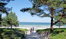 Haus am Meer App.05- gemütliche Sitzgelegenheiten im Wohnbereich