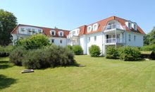 Seebach - Blick auf die Appartementanlage