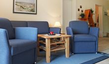 Haus am Teich, Whg. D12 - Blick auf den Wohnbereich