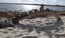 Am Strand in Lobbe