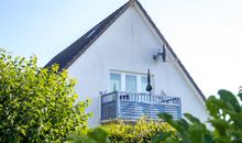 Giebelansicht mit Balkon