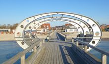 Blick vom Balkon auf die Ostsee