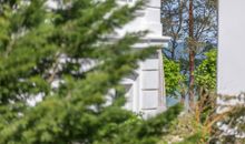 Sitzgelegenheit am Ferienhaus