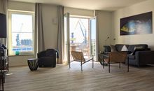 Hafenspitze App.31- Blick durchs Appartement