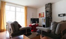 Deutsches Haus App.4- Wohnbereich mit TV