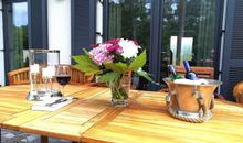 Luxus Reethaus am Meer bis 8 Personen Sauna Wlan Kamin Wasch