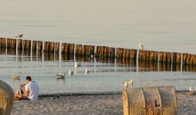 Sonnenuntergang am Strand