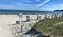 Strand direkt vor dem Haus