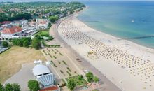 Blick vom Balkon zur Ostsee