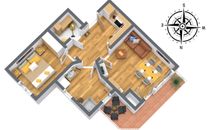 Grundriss Ferienwohnung