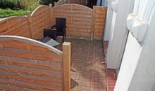möblierte Terrasse Richtung Osten
