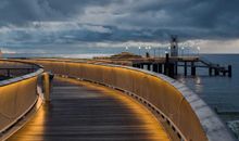 Seebrücke Abenddämmerung