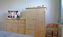 Blick ins Schlafzimmer