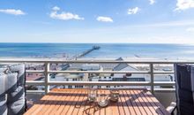 Blick vom Balkon auf die Ostsee