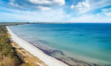 Strand vor der Unterkunft