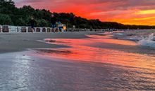 Sonnenuntergang am Strand von Binz