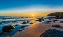 Sonnenaufgang in der Binzer Bucht
