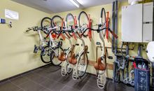 Fahrradkeller mit Mieträdern