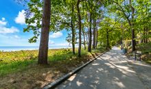 Strandpromenade in Thiessow