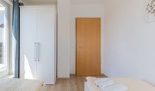 Ferienwohnung Atelier Einzelbetten im zweiten Schlafzimmer