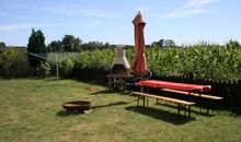 vollausgestattete Küche im Obergeschoss