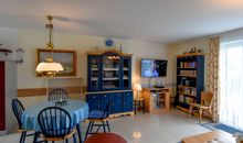 Ferienwohnung Thiessow - Wohnbereich mit Schlafcouch