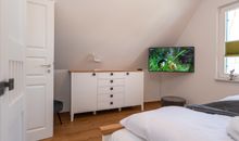 Schlafzimmer 2 im Obergeschoss des Ferienhauses