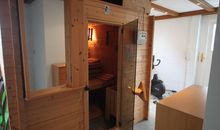 Blick in die Sauna