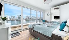 Schlafzimmer mit Ostseeblick