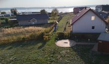 Ausblick zum Peenehafen