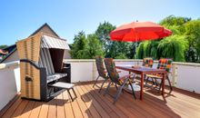 Terrasse im Obergeschoss
