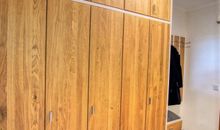 Balkon mit Lounge und Rundem Tisch [Ø120 cm] aus Akazienholz