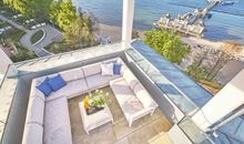 Turmterrasse mit Sitzgelegenheit