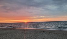 Sonnenaufgang über der Ostsee