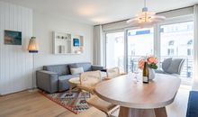 Schlafzimmer mit Seeblick